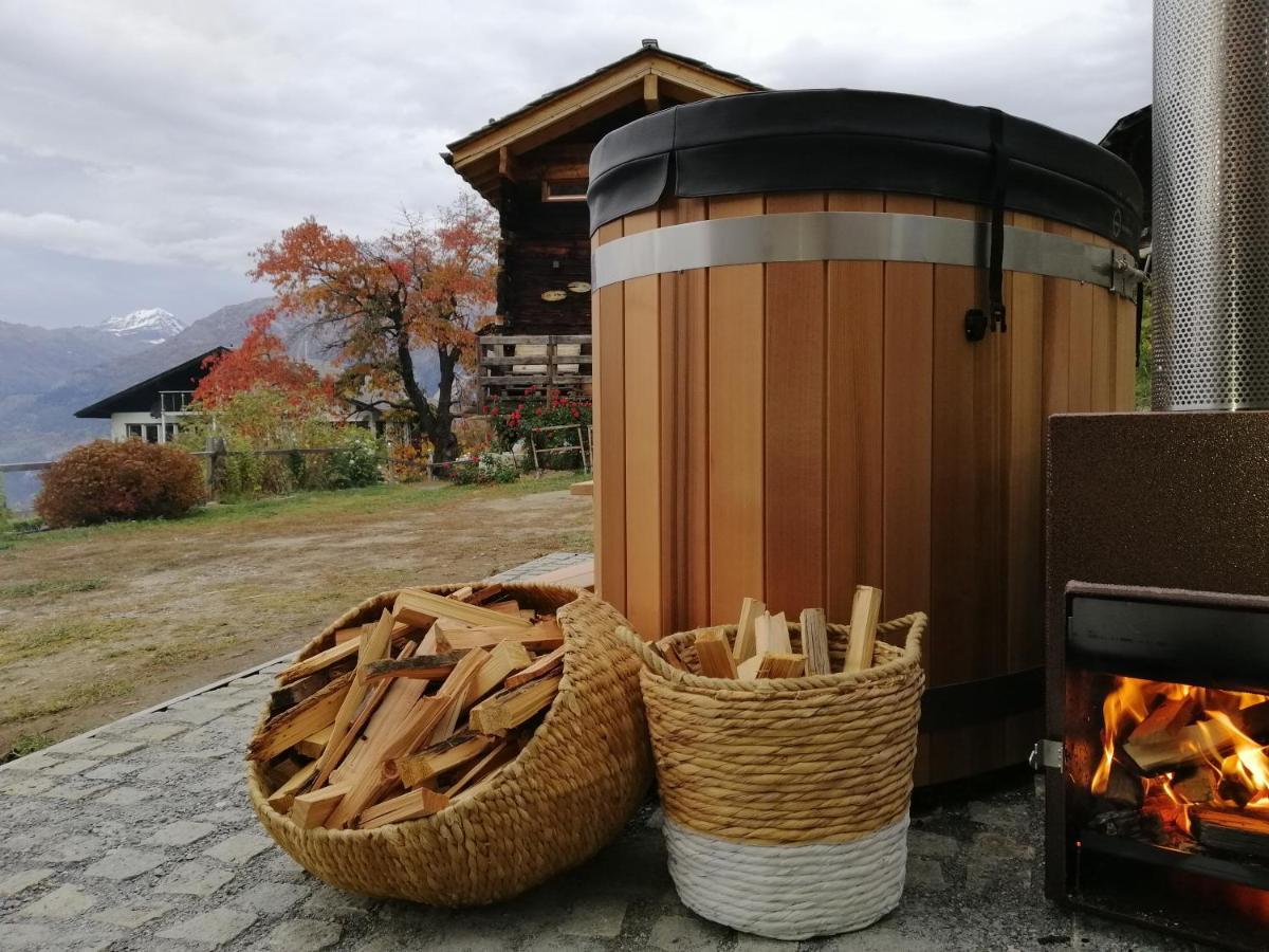 "Forno One" - Buerchen Moosalp Villa Exterior photo