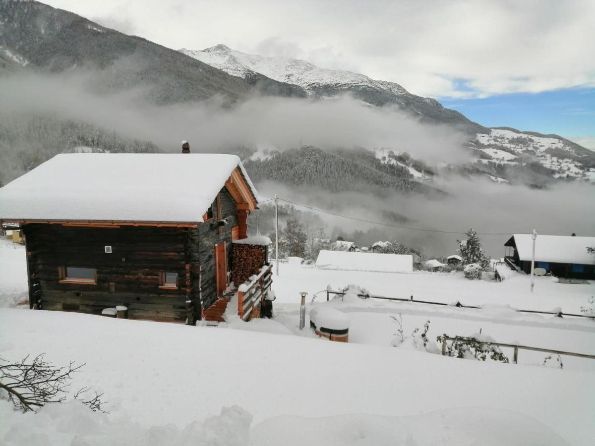 "Forno One" - Buerchen Moosalp Villa Exterior photo