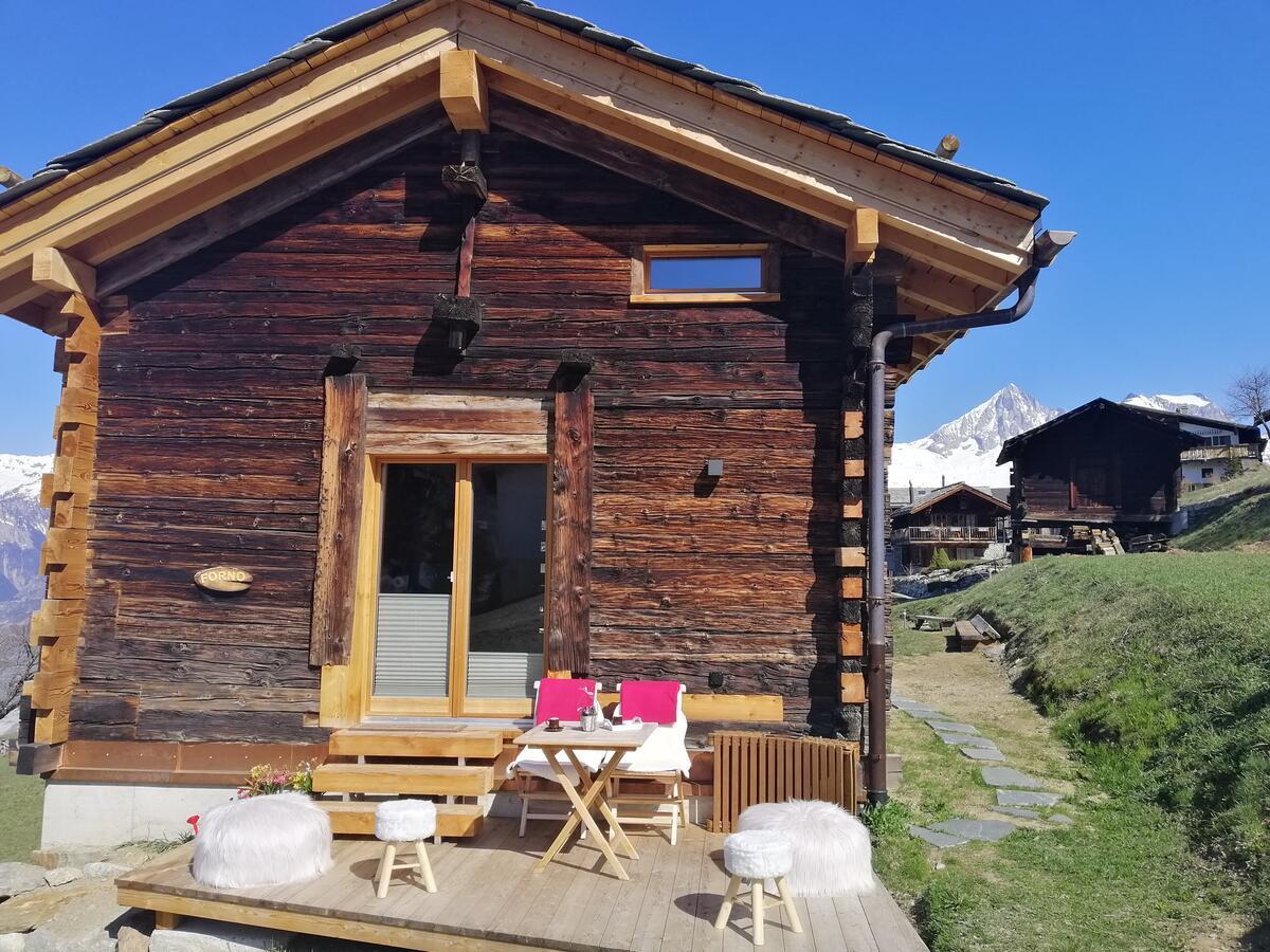 "Forno One" - Buerchen Moosalp Villa Exterior photo